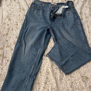 Everlane Way High Jeans-Distressed